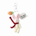 thumbnail image 1 of Mini Scarfs Rabbit Charm Keychains Sweet Cute Pendant Y2K Car Keyring Backpack Decoration Fashion Jewelry for Women Girl, 1 of 10
