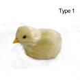 thumbnail image 1 of Mini Scene Model Home Decoration Easter Plush Chick Simulation Furry Chicken Lifelike Bird Kids Toy TYPE 1, 1 of 8