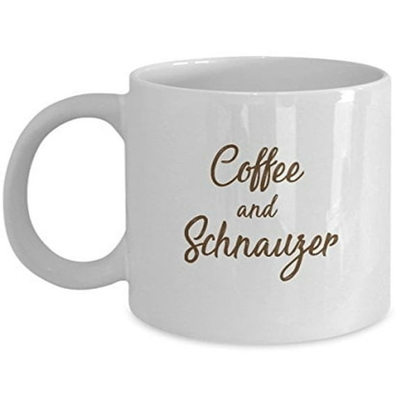 Mini Schnauzer 11 oz Coffee Mug - Dog Pet Lovers Gifts White Ceramic