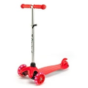 Mini Scooter for Kids 3-6, LED 3 Wheeled Kick Scooter, Adjustable Height - Solid Color