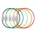 thumbnail image 1 of Mini Screw Locking Steel Wire Keychain Cable Rope (Random Colors), 1 of 11