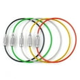 thumbnail image 1 of Mini Screw Locking Steel Wire Keychain Cable Rope (Random Colors), 1 of 10