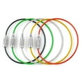 thumbnail image 1 of Mini Screw Locking Steel Wire Keychain Cable Rope (Random Colors), 1 of 9