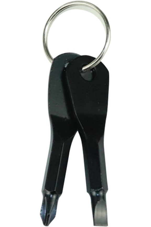 Mini Screwdriver, Flat Head Screwdriver and Phillips Screwdriver Key Ring Screwdriver Practical Multi-Tool for Men's Stocking Fillers for Daily Repairs