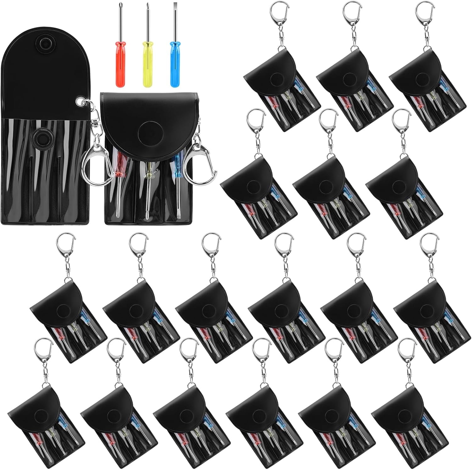 Starshield Mini Kit Mini Screwdriver Keychain Set - 20 Pieces, Bulk Gifts for Men and ...