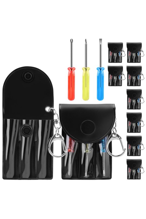 Mini Screwdriver Keychain Set Bulk 30 Pcs, Compact Small Utility Keyring Tools, Multipurpose Pocket Tool Accessories for Adults, Practical Mini Tools for Employees Coworkers