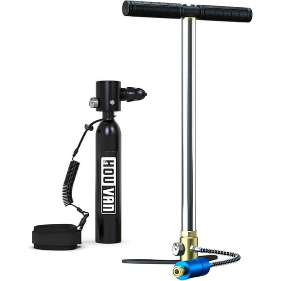 Mini Scuba Tank 0.5L Capacity Inflatable Diving Tank DOT Certified Portable Scuba Tank Support Underwater Breathing up to 16ft for Underwater Work/Underwater Recreation