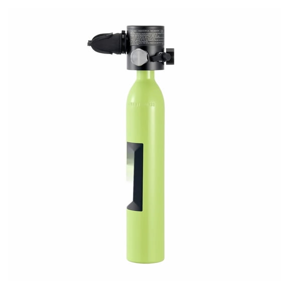 Mini Scuba Tank 0.5L - Portable Diving Cylinder for Snorkeling, 10 Min Dive