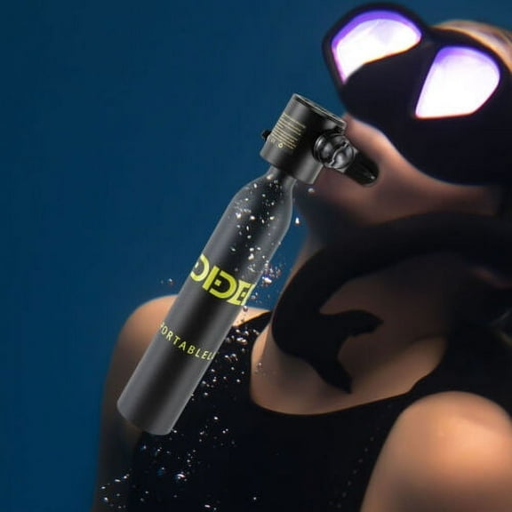 0.5L Luminous Waterproof Pressure Gauge Aluminum Alloy Diving Tank