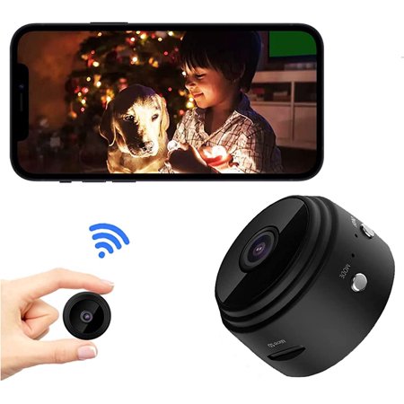Mini Security Camera, 1080P HD WiFi Home Indoor Outdoor Camera for Baby/Pet/Nanny, IP Camera Remote Viewing for Security with iOS,Android Phone APP