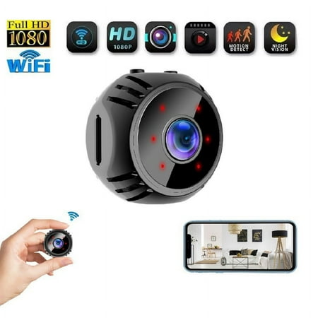 Mini Security Camera 1080P Small Camera Wireless Indoor Camera Smart Home Wifi Camera - Support recording while shooting