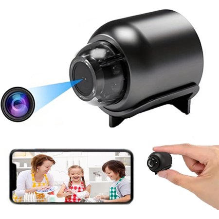 Mini Security Camera,Wireless 1080P HD Home Indoor Outdoor Camera ,Wifi with Night Vision HD Mini Indoor Camera 160° Wide Angle Micro Baby Monitor