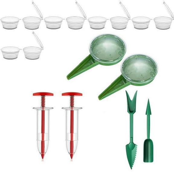 Mini Seed Spreader Set, Upgrade Handheld Mini Plant Flower Seed Dispensers, Garden Plant Seed Spreaders for Small Seeds, Sowing Tool for Garden Flowerpot