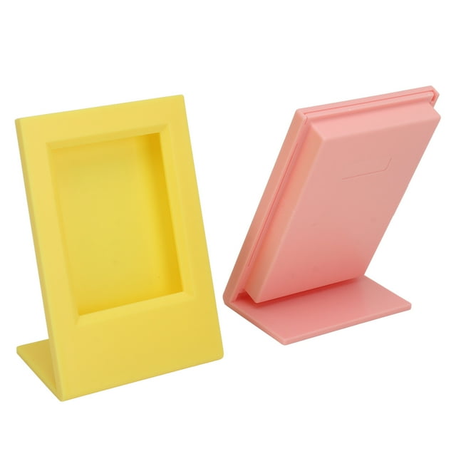 Mini Self Standing Acrylic L Shaped Photo Frame, Easy To Operate