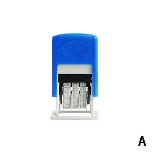 Uxcell Number Stamps Self Inking Numeral 3 Plastic Small Number Stamp  Number Stamper Initial Stamp Red Shell