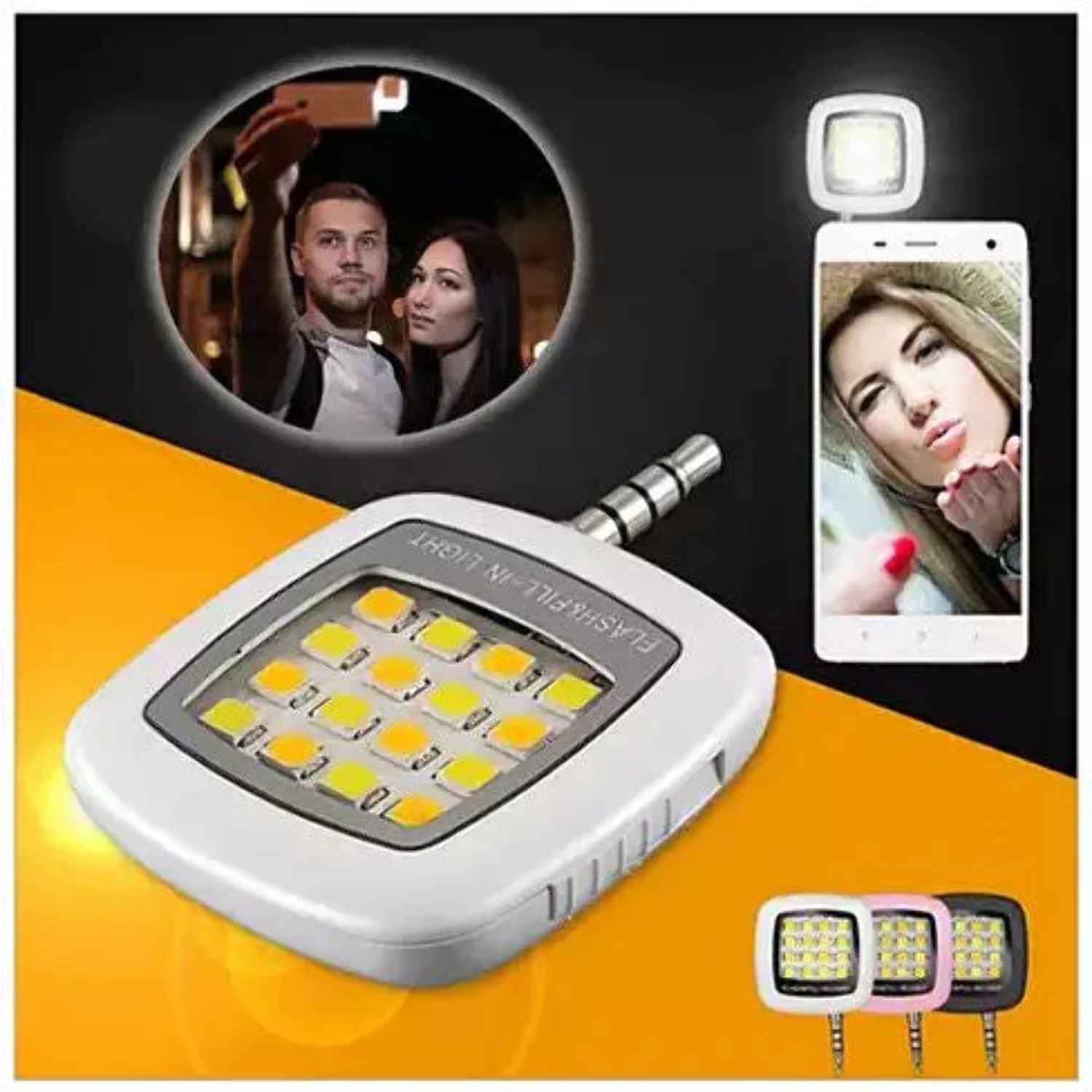 Mini Selfie LED Photo Light - image 1 of 3