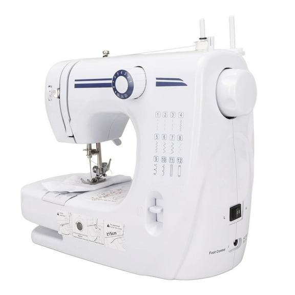 Mini Sewing Machine 12 Stitches Multifunctional Electric Desktop for Home Use 100240v US Plug