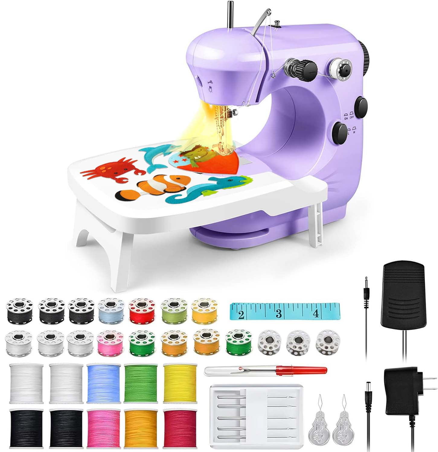 Mini Sewing Machine for Beginners-Maquina de Coser, Easy Automatic Sewing  Machine with Extension Table, Household Electric Portable Sewing Tool with  Sewing Kit, Small, for All Age, Kids or Adults - Yahoo Shopping