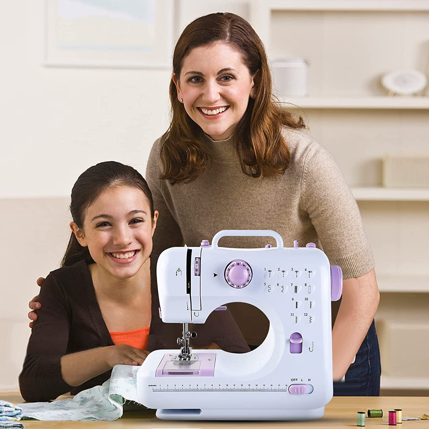 Mini Sewing Machine, Multifunctional Household Sewing Machines for
