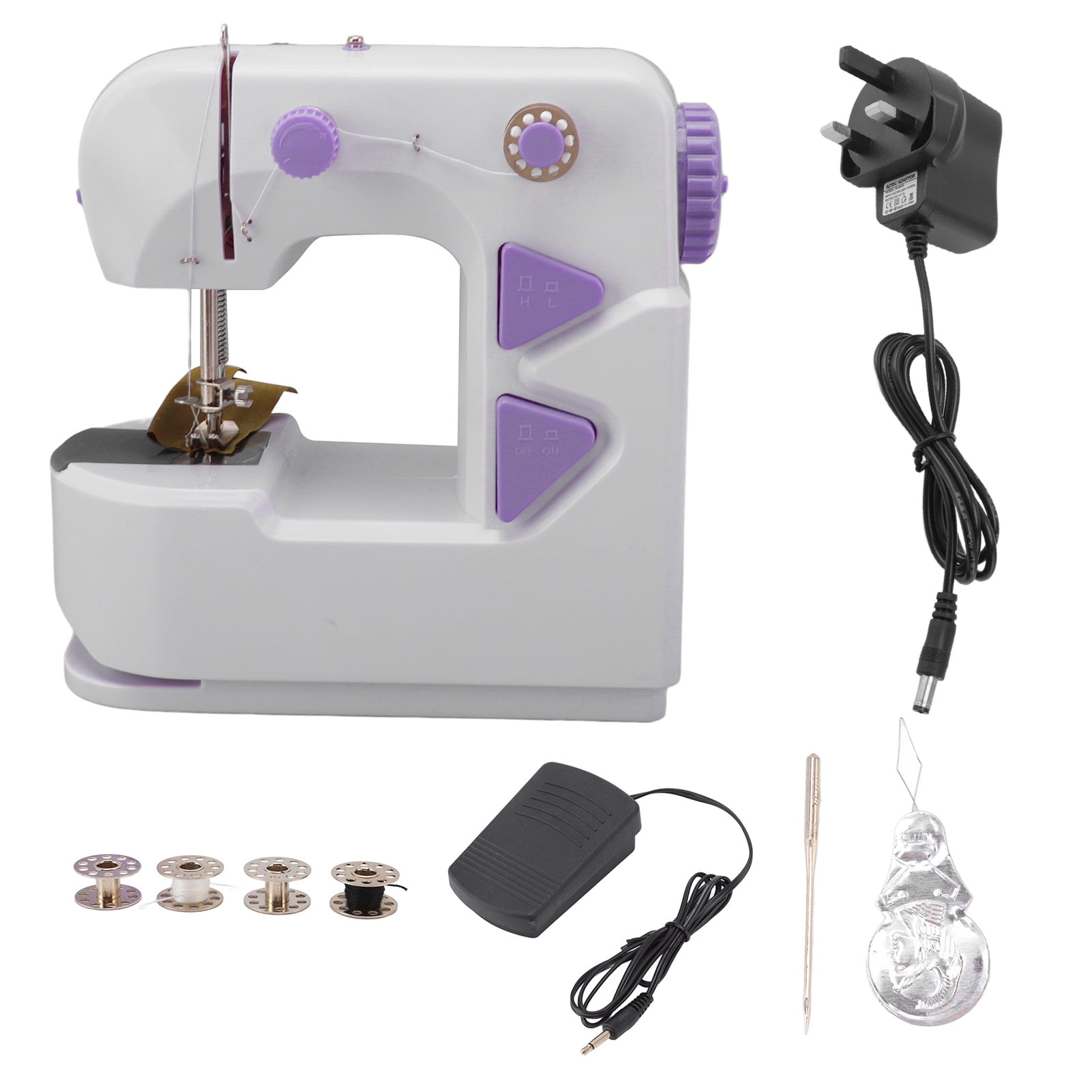 Mini Sewing Machine Portable Home Electric Micro Mini Desktop Sewing Machine 100‑240V for Small