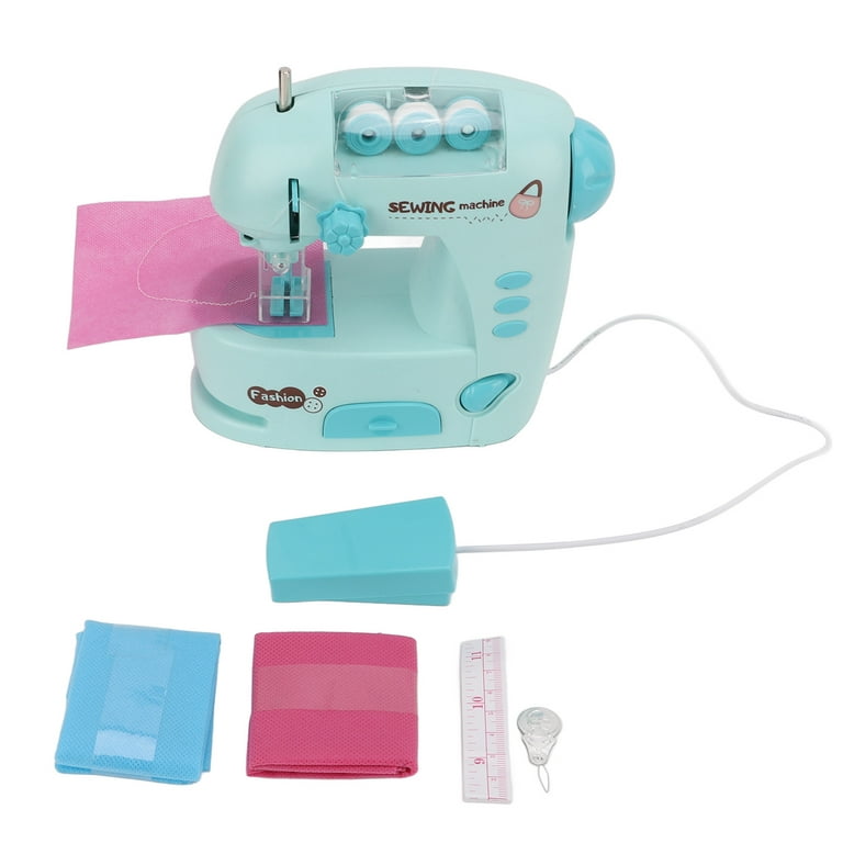 Mini Sewing Machine, Sewing Kit Wear Resistant ABS Exquisite With Side  Button For 3+ Kids For Practice 