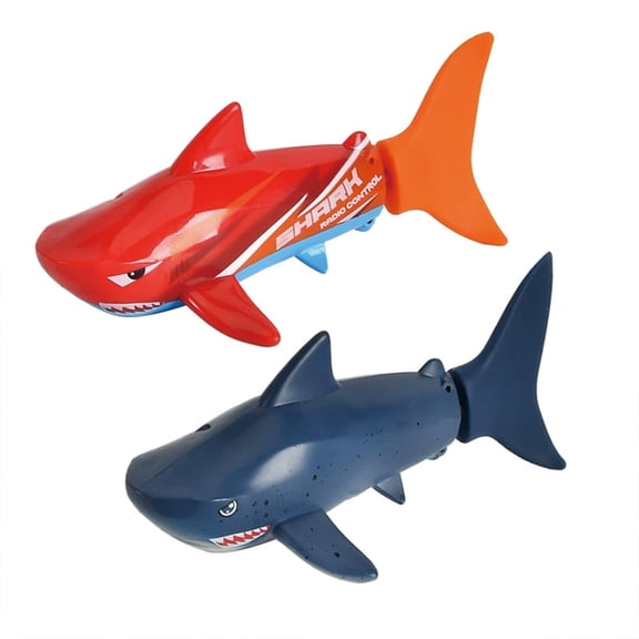 Mini Shark RC Submarine, 40MHz Remote Control Shark Boat with Auto Cruise, Rechargeable Waterproof Pool Watercraft for Aquatic Display & Hobbyists