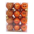 thumbnail image 1 of Mini Shatterproof Ball Ornaments, Christmas Ornament Set, Holiday Tree Decor, Festive Bauble Gift for Family Home, 2", Orange, 24 Pack, 1 of 4
