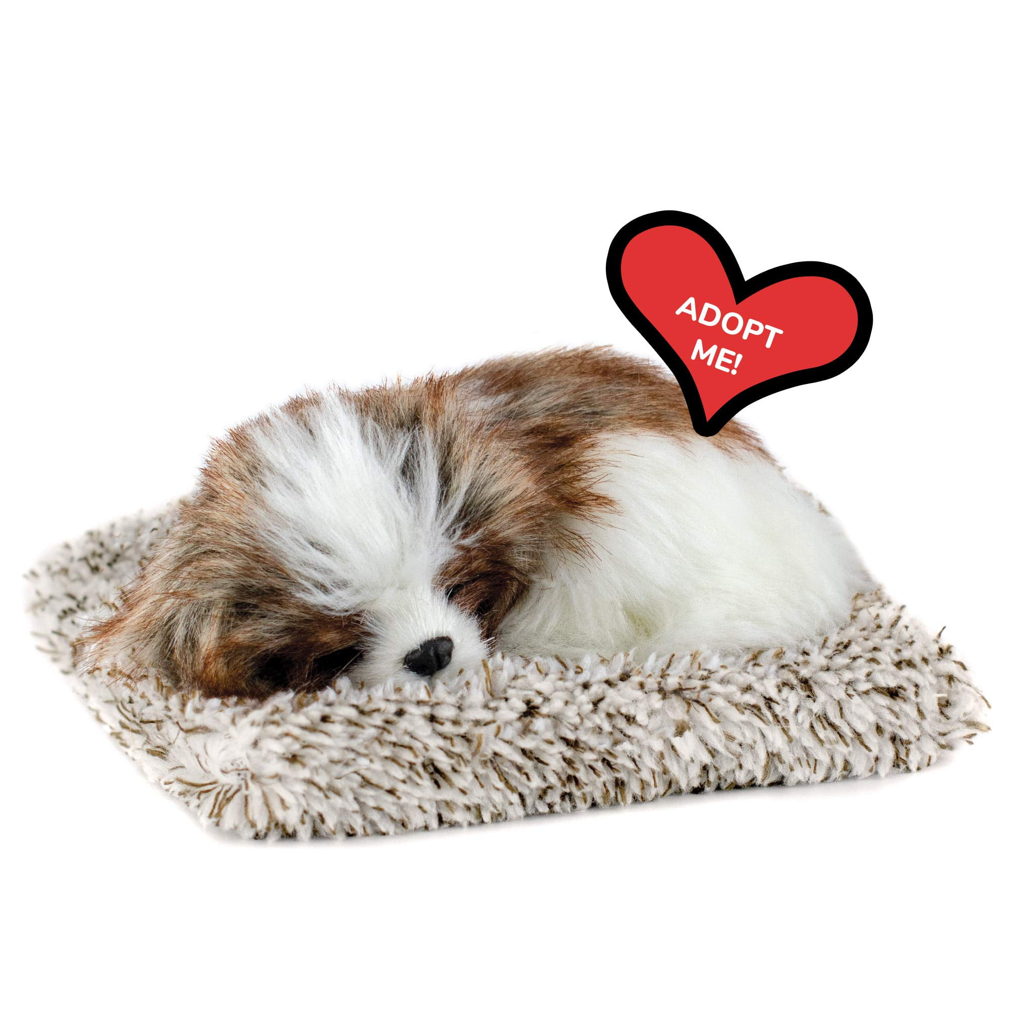 Perfect Petzzz Mini Shih Tzu Stuffed Animals for Girls and Boys Dog Toys for Kids and Elderly Battery Operated Live Pet Toys Companion Realistic Dog Calming Toys with Synthetic Fur Walmart