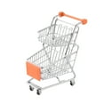 thumbnail image 1 of Mini Shopping Cart 1PC,Toy Shopping CartStainless Steel Utility Cart with -Degree Wheels for Creative Play & Organization, 1 of 8