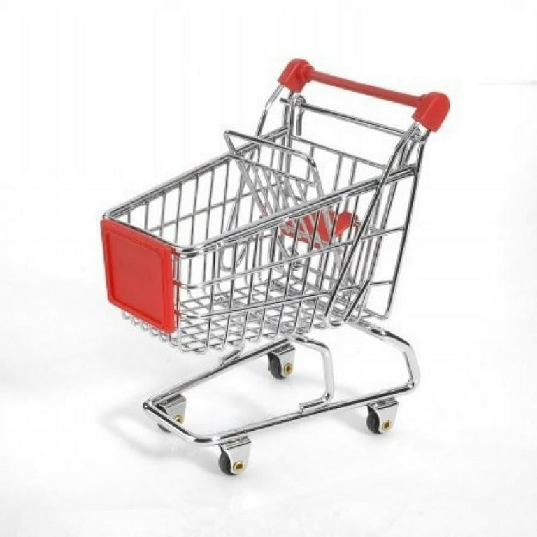 Mini Shopping Cart Desk Top Toy Barbie Size Walmart