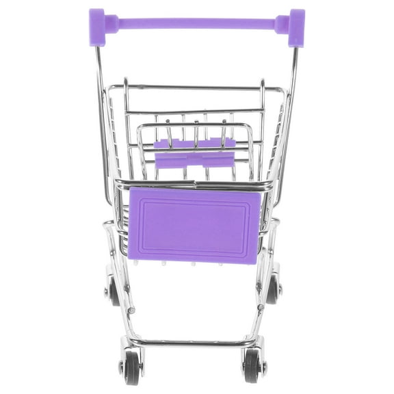 Mini Shopping Cart Supermarket Handcart Tiny Shopping Grocery Cart Mini Supermarket Storage Handcart