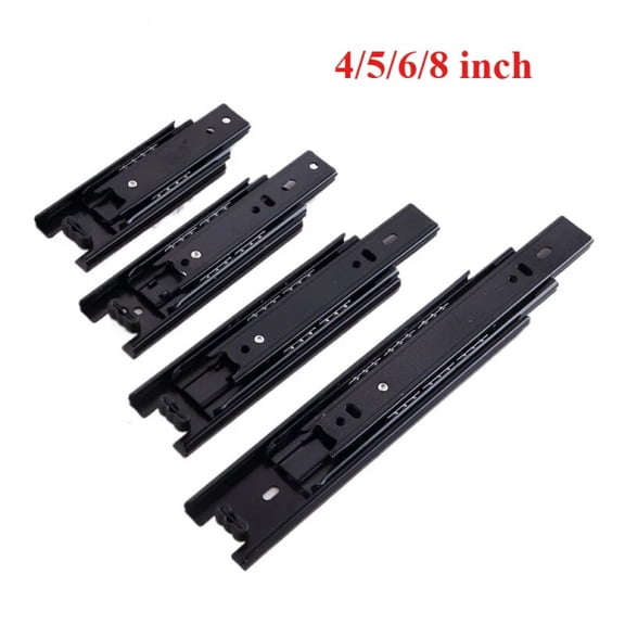 Mini Short Drawer Slides Full Extension Guide Rail Drawer Cupboard Furniture Hardware Set Accessories For Home Kitchen Steel