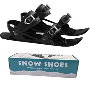 Mini Short Ski Skates for Snow,Mini Short Ski Skates for Snow Pro Version,Adjustable Short Mini Ski Skates,Short Snowskates Snowblades Skiboards for Winter Sport Skiing Equipment