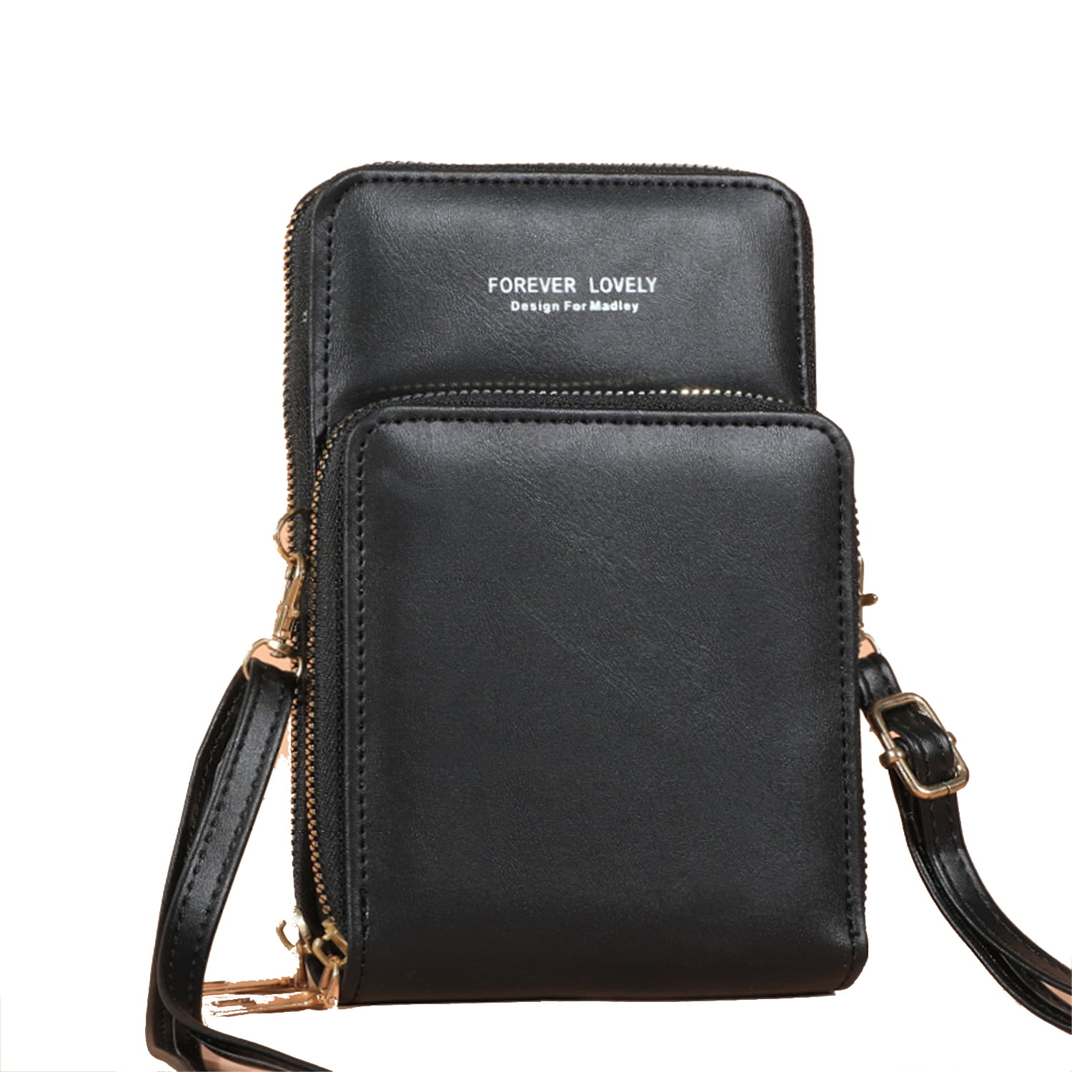 Matte black crossbody bag sale