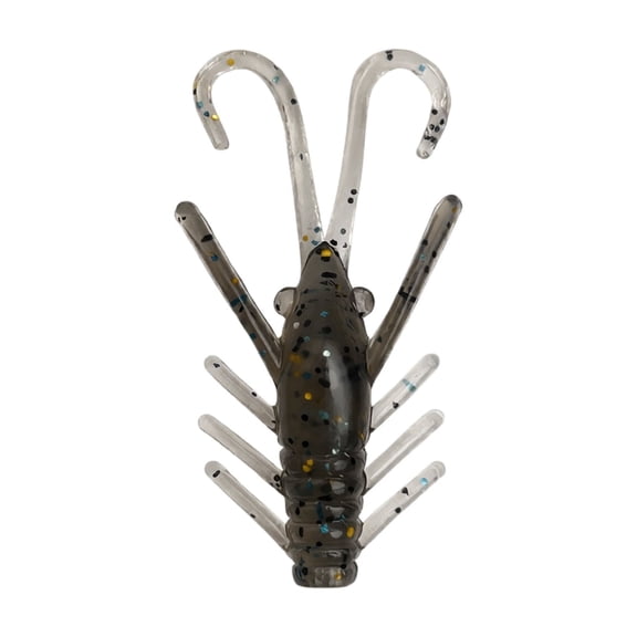 Mini Shrimp Soft Fishing Lure 4cm 0/7g Floating Style Soft Bait for Drop Shot Jig Head Micro Fishing Bass Pond Lure