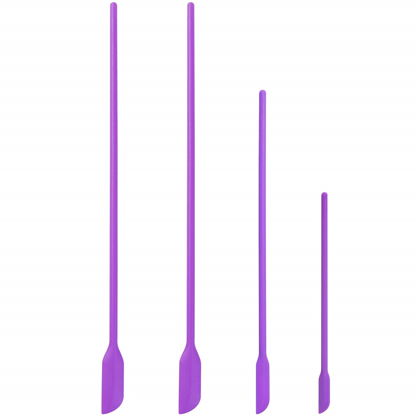 Mini Silicone Spatula 4 Pack Small Spatula for Makeup Thin Silicone Spatulas Kitchen Tiny