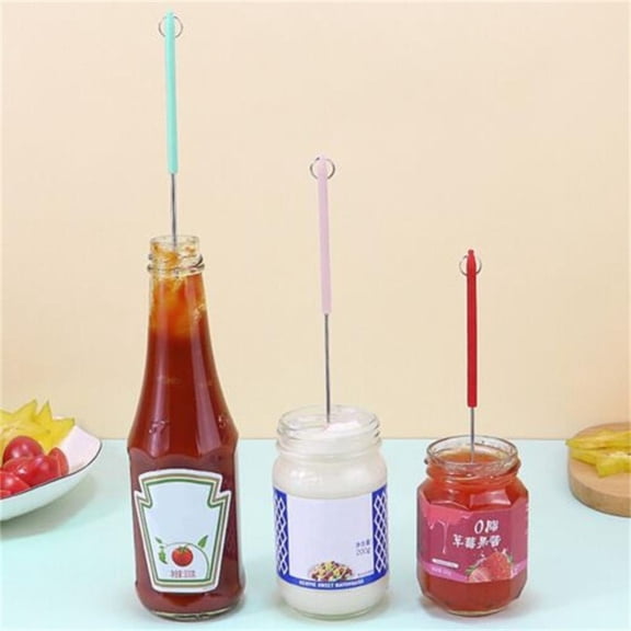 Mini Silicone Spatula, Telescopic Small Spatulas, Food Grade Spatula Set for Baking, Cooking, and Mixing High Heat Resistant Non Stick Dishwasher Safe BPA-Free(Pink)