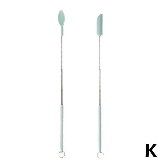Mini Silicone Telescopic Spatulas Multipurpose Double-Headed Cream Cake Scrapers N4S0