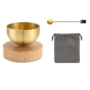 Mini Singing Bowl Set for Meditation, Yoga & Healing   Portable Brass Sound Therapy Instrument with Clear, Relaxing Tones for Stress Relief & Spiritual Practice