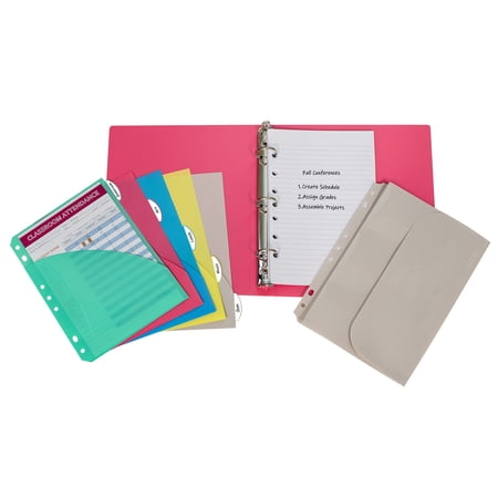 C-Line Mini Size Binder Starter Kit, Assorted