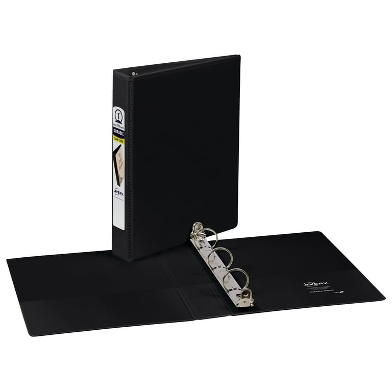 Mini Size Durable View Binder with Round Rings, 3 Rings, 0.5 Mini Size Durable View Binder with Round Rings, 3 Rings, 0.5