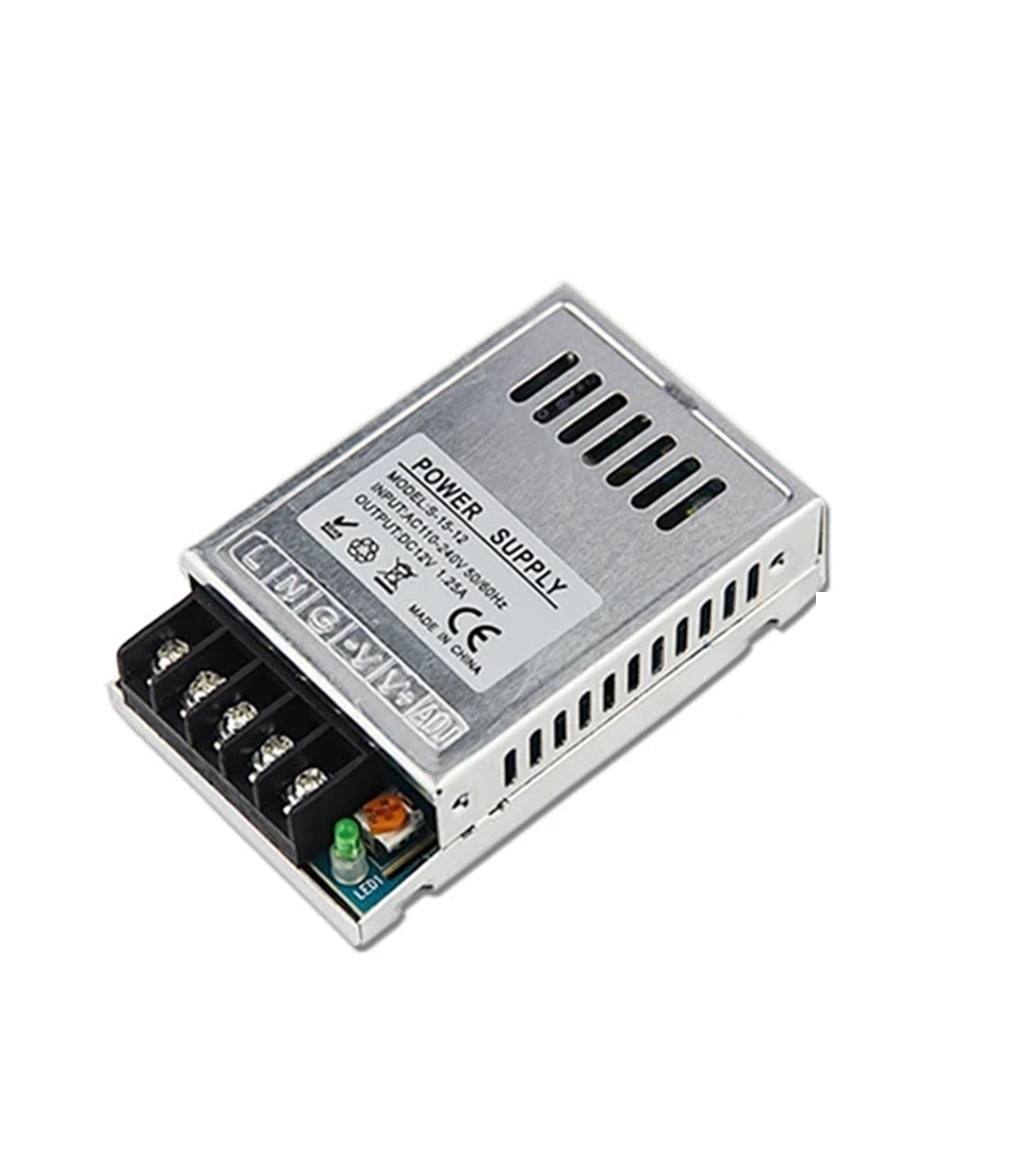 Mini Size Switching Power Supply 15W 12V 1.25A Smps AC To DC12v 24v ...