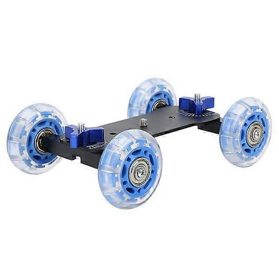 Mini Skateboard Camera Dolly for DSLR Camera Camcorder 10KG Load Capacity