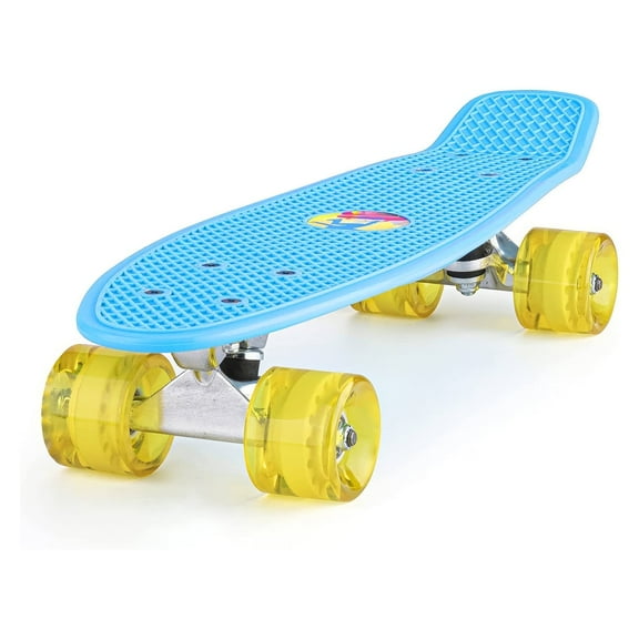 Kepagard 22" Skateboard for Beginners, Boys & Girls Blue Plain Skateboards