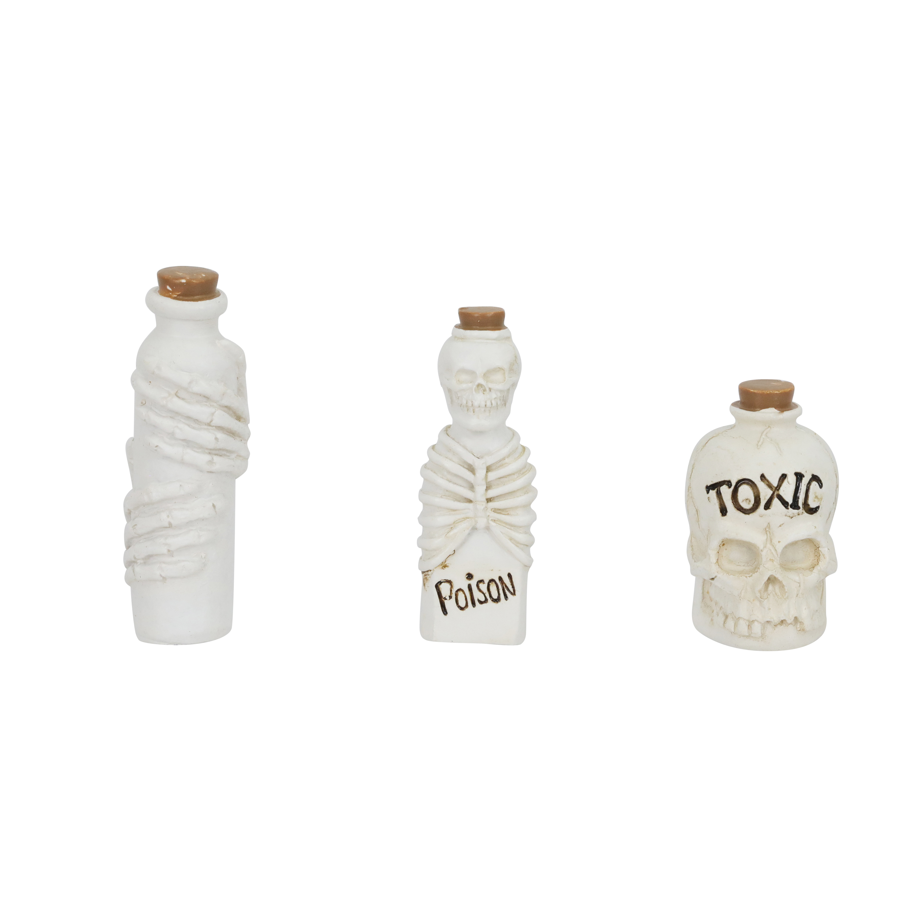 Mini Skeleton Potion Bottle Set by Ashland-Halloween Decorations for Home