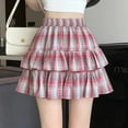 thumbnail image 1 of Mini Skirt Cute Sexy Balletcore Elastic High Waist Ball Gown Ruffle Patchwork Lolita Skirt Short Korean Sweet Y2K Women Clothing, 1 of 10