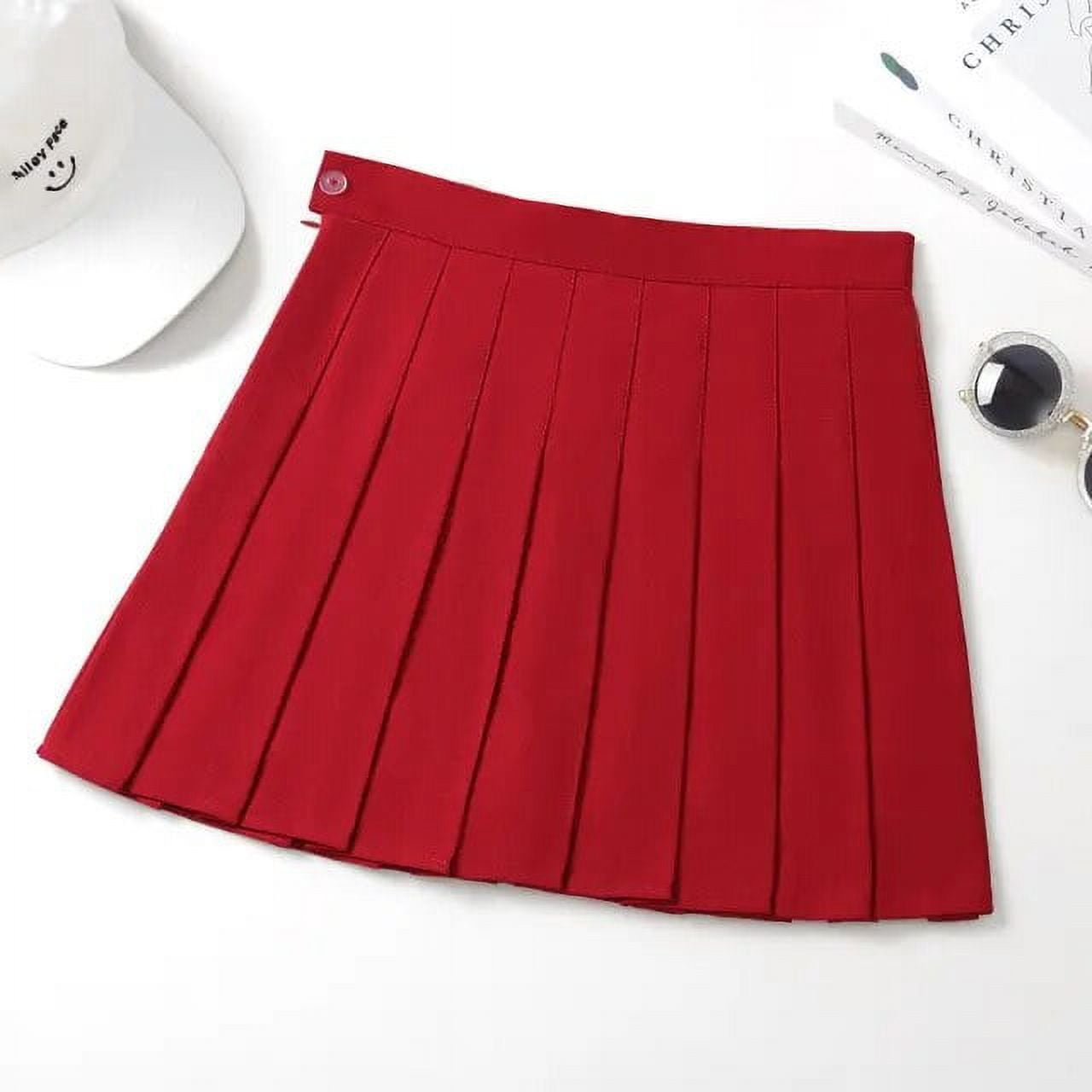 Mini Skirt Summer Falda Tableada Blue High Waist Short Pleated Skirt Pink Korean Style School Uniform Short Skirts For Women Walmart