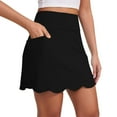 thumbnail image 1 of Mini Skirt with Shorts Women's Tennis Skirts Run Yoga Inner Shorts Elastic Waisted Sports Gym Skirts with Pockets, 1 of 6