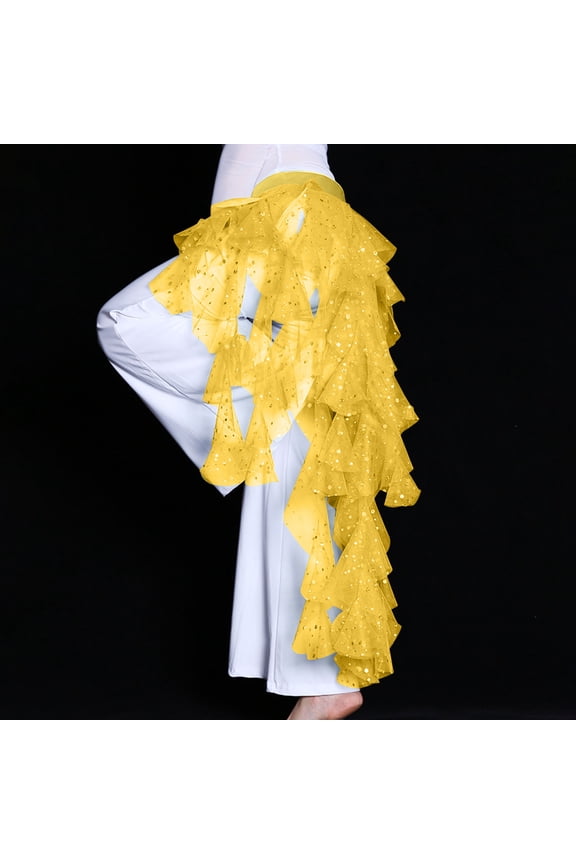 Mini Skirts for Young Women Y2K Ruffle Tiered for Teens Ball Dance Performance Party