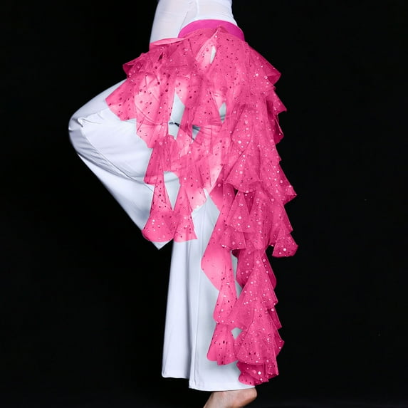 Mini Skirts for Young Women Y2K Ruffle Tiered for Teens Ball Dance Performance Party